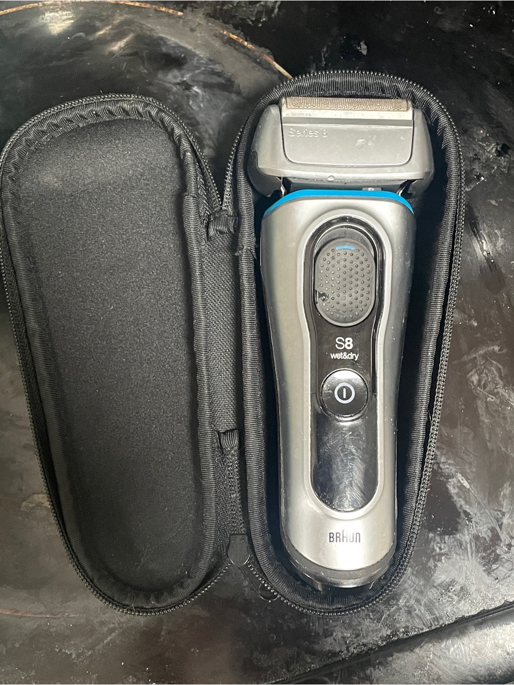 Braun Series 8 S8 Wet & Dry Electric Shaver - Black/Silver